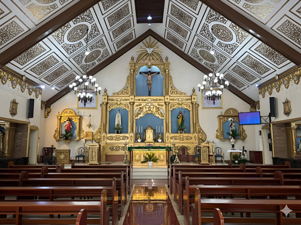 Interior of Our Lady of Fatima Parish church